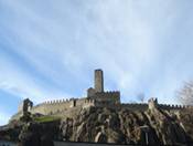 The Castelgrande above the Old Town of Bellinzona