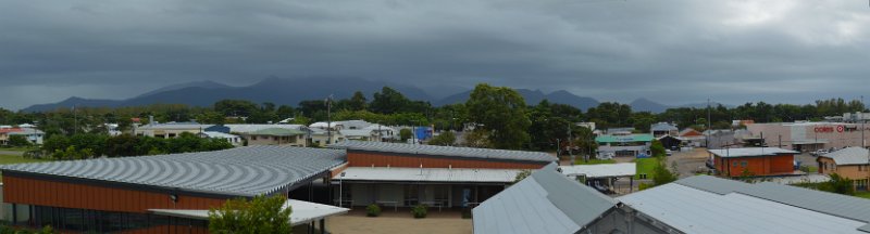 14InghamPan02.JPG - Ingham township and mountains viewed from the wetlands information centre