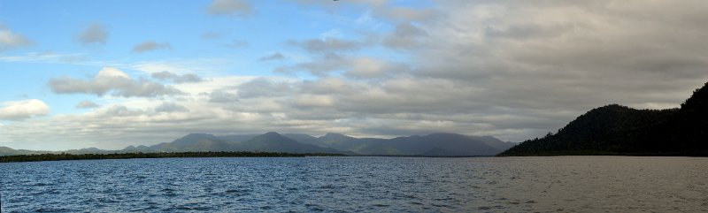 16LucindaPan01.JPG - Lucinda, boating near Hinchinbrook Island