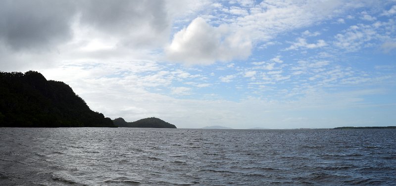 16LucindaPan04.JPG - Lucinda, boating near Hinchinbrook Island