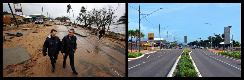 17Cardwell.jpg - Cardwell - Anna Bligh and Wayne Swan inspecting the damage estimated at 4Bn$
