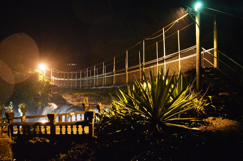 DSC_0130.JPG - Paronella Park lit up at night
