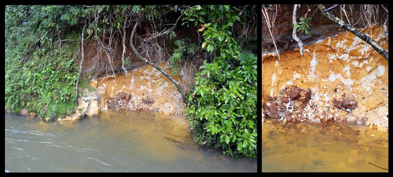 19AthertonTable3.jpg - Malanda - North Johnstone River. Erosion reveals colourful soils.