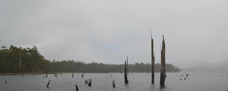 21TinarooPan02.JPG - Lake Tinaroo in the rain and mist