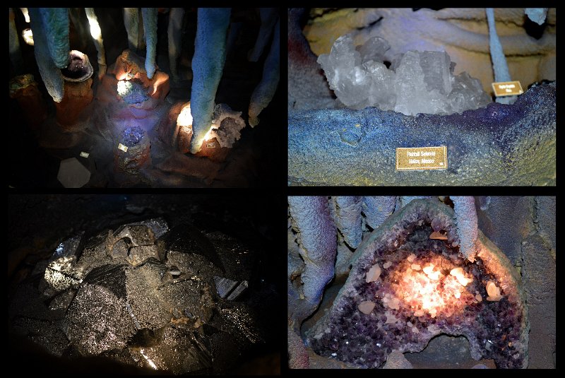 22Atherton3.jpg - The Crystal Caves displays of Geodes, Crystals, Fossils, Petrified timbers