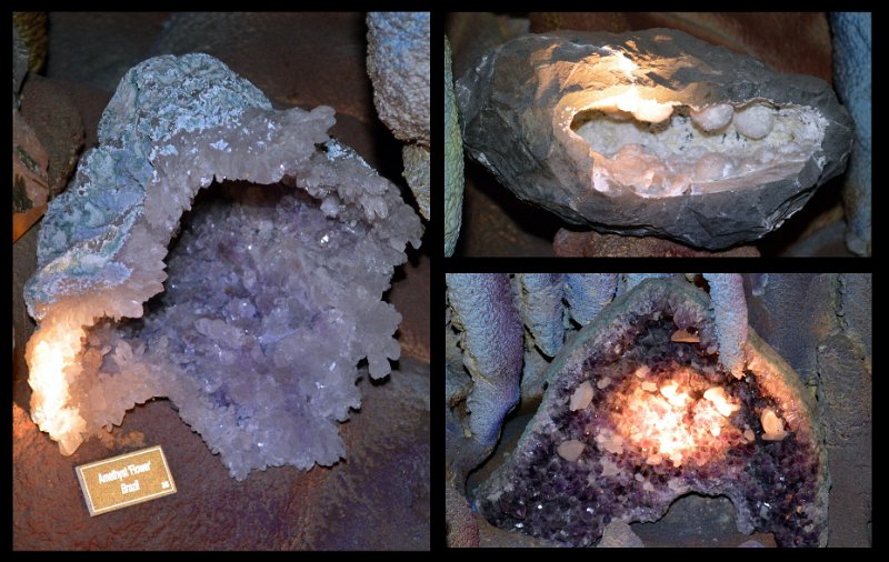 22Atherton4.jpg - The Crystal Caves displays of Geodes, Crystals, Fossils, Petrified timbers