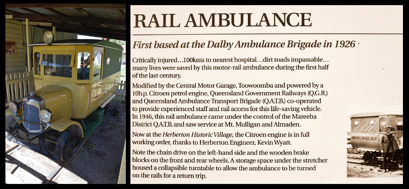 23Herberton24.jpg - Herberton Historic Village - Citroen rail ambulance