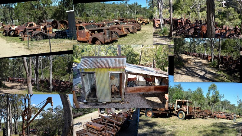 23Herberton72.jpg - Herberton Historic Village - cross the Suspension bridge over Wild River and there is so much old machinery