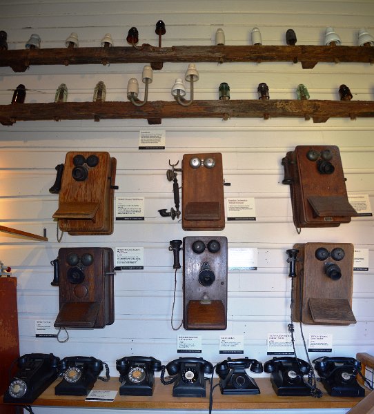 23HerbertonPan10.JPG - Herberton Historic Village - early telephony in the Herberton State School building