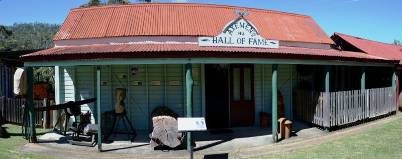 23HerbertonPan13.JPG - Herberton Historic Village - Axemen's Hall of Fame