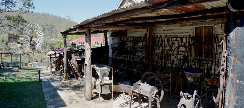 23HerbertonPan20.JPG - Herberton Historic Village - coach and livery stables