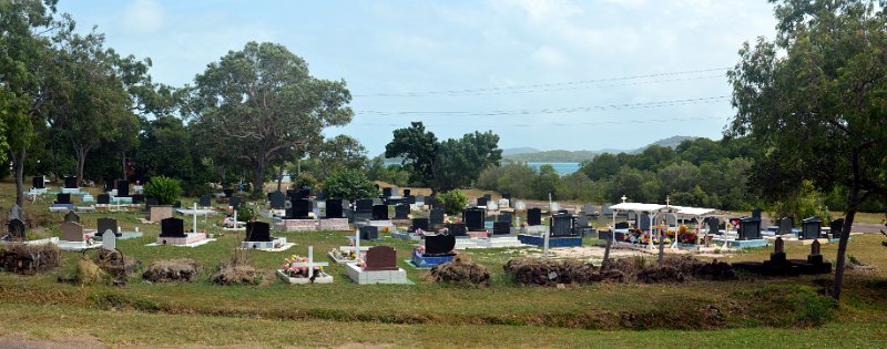 06CapeYorkPano11.JPG - Torres Strait - Thursday Island,  historic cemetary