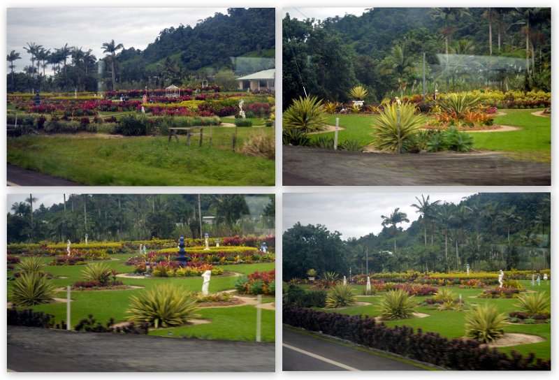 14CairnsToInnisfail17.jpg - South of Gordonvale on the Bruce Highway a lovely private garden