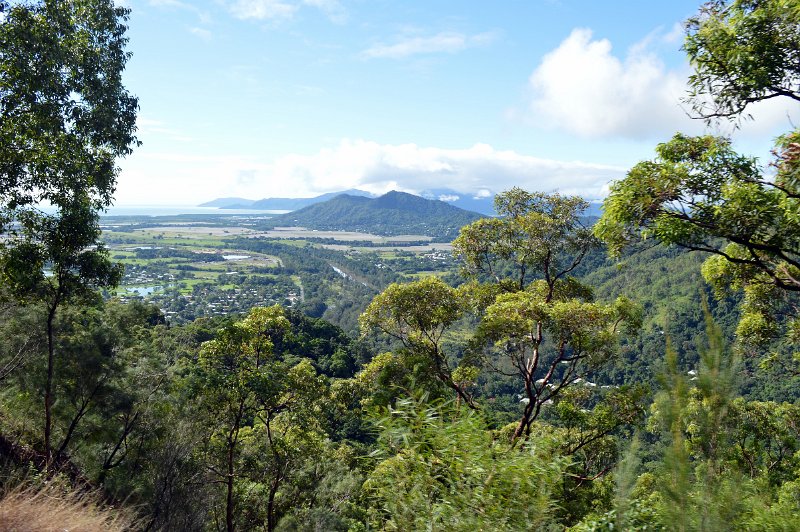 DSC_0069.JPG - Kuranda Scenic Rail trip - Cairns and coastline view on the climb to the Tablelands