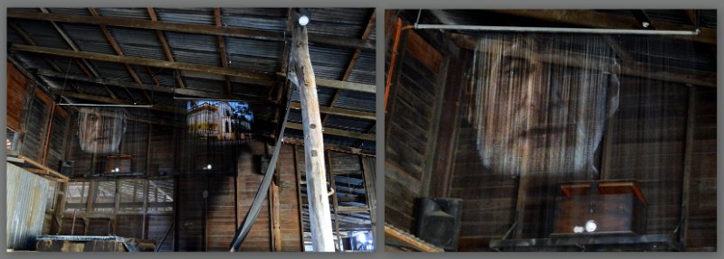 20ChTowers14.jpg - Charters Towers -  the Venus Gold Battery has a short " Ghosts" video which is very ingeniously projected onto a water shower stream