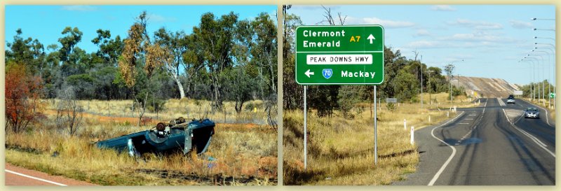 21Clermont5.jpg - Approaching Clermont and another one of many abandoned casualties