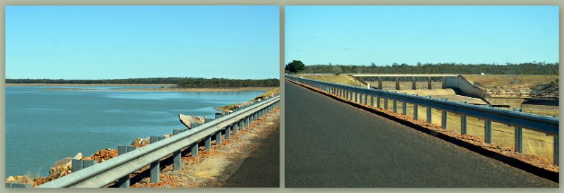 25Rocky.jpg - Lake Maraboon - crossing the dam