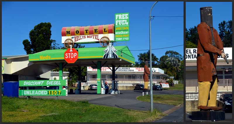 29Mbrgh21.jpg - Near Gympie, the Ned Kelly motel