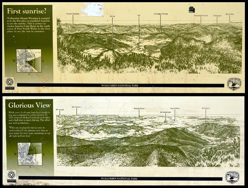 06MtWarning2.jpg - Wollumbin Mount Warning - Tweed Valley (caldera) views from the summit