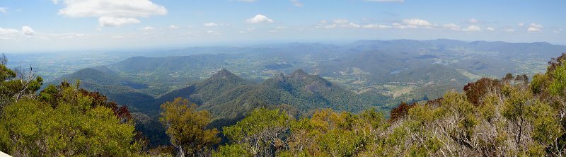 06MtWarningPan06.JPG - Wollumbin Mount Warning - Tweed Valley (caldera) views from the summit