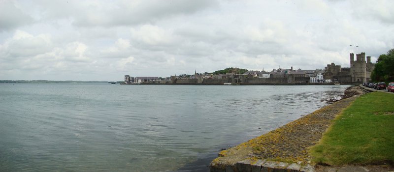 CaernarfonMenai.JPG - Caernarfon and the Menai Strait