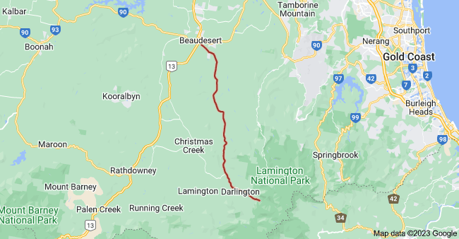 Kerry_valley.png - Road from Beaudesert to our camp site near Darlington