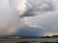 Sunday evening storm clouds