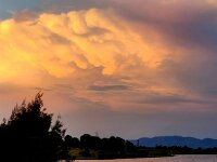 Sunday evening storm clouds