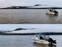 Monday afternoon at the Western side boat ramp