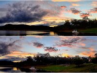 Tuesday afternoon sunset on the Western side