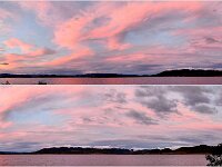 Tuesday afternoon sunset on the Eastern side