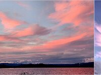 Tuesday afternoon sunset on the Eastern side