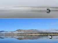 Tuesday morning was very foggy. By 8am it was perfect