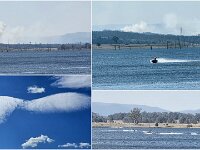 Sunday then water bombing a fire near Kilcoy