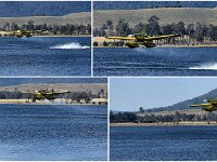 Sunday then water bombing a fire near Kilcoy
