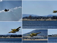 Sunday then water bombing a fire near Kilcoy